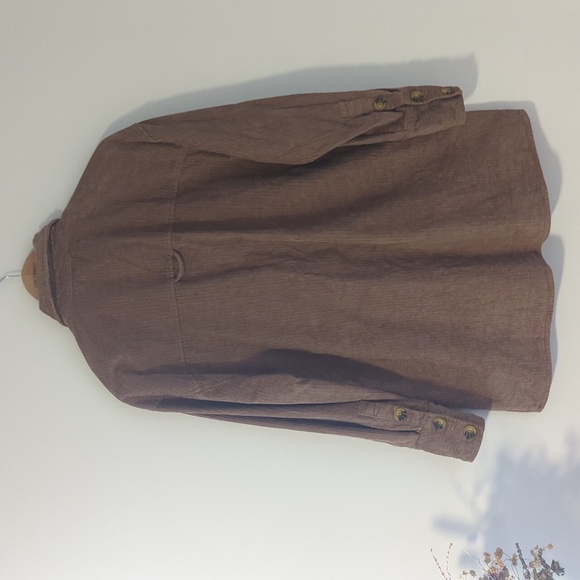 ASOS (Collusion) brown mini corduroy shirt dress - Picture 9 of 12